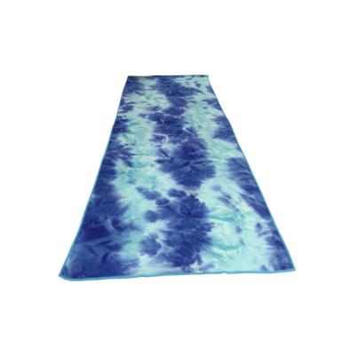 China 3D Non-Slip MAX Yoga Towel for Yoga Mat, Non-Slip, Tie Dye Yoga Towel 24 x 72 Inches for sale