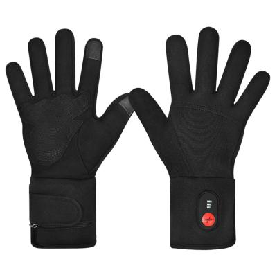 China 3D MAX Top Quality Thin 7.4V Waterproof Electric Gloves Ski Winter Heated Liners for sale