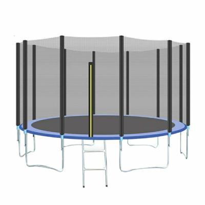 China With 3D Net Protector Max Custom Foldable Outdoor Trampoline 8ft 10ft 12ft 14ft 16ft With Fence Net Round Trampoline Bungee For Adult Kids for sale