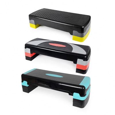 China Eco-friendly 3D Max Adjustable PVC&ABS Aerobic Step Platform / Custom Aerobic Step Board For Gym Fitness for sale