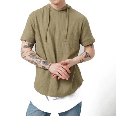 China 2020 Plain White Hoodies Anti-Shrink Hoodies Short Sleeve Streetwear New Arrival Custmo Hoodie for sale