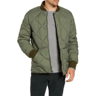 China OEM Reversible Mens Winter Jackets For Men Armgreen Streetwear Casual Custom Jackets Fashion Mens Jackets Coats for sale