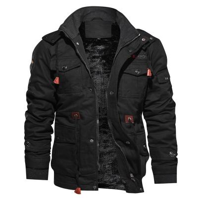 China High Quality QUICK DRY Winter Fleece Jackets Warm To Thicken Outerwear Plus Size Jacket Motorcycle Rider Zip Up Fleece Men Military Jacket for sale