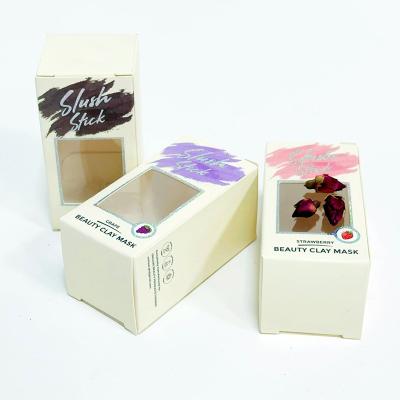 China Tea Customized Self Logo Skin Care Cosmetics Boxes With Clear Window And Variety Of Colors Printing Custom Display Boxes for sale