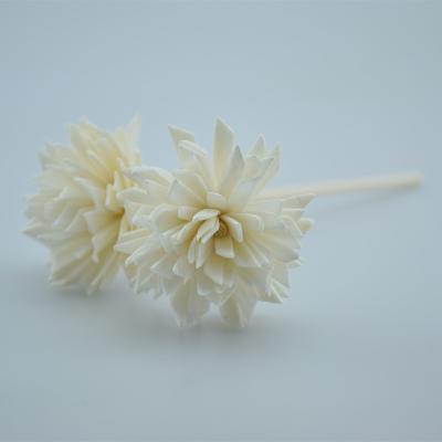 China Handmade Sola Ball Flower Wood Flower Reed Diffuser Sola Flower Stick With Rattan Best Quality Viable Wholesale Hot Sales for sale