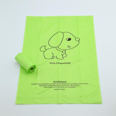 China Thick And Strong Biodegradable Cornstarch Earth Sustainable Extra Flushable Pet Poop Bag Rated for sale