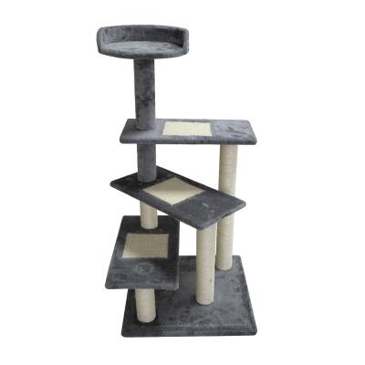 China Sustainable Pet Product Outside Multilevel Jumping Platform Climbing Modern Cat Scratching Tree for sale