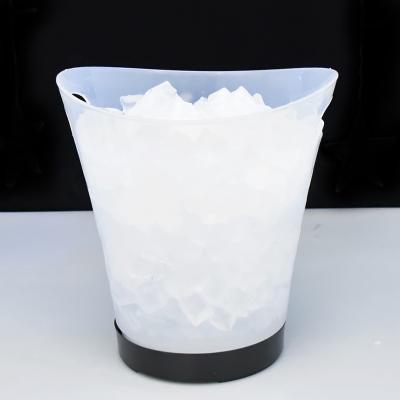 China Fashionable Stocked, Must-Have For Bar Parties, LED Five-Liter Plastic Ice Bucket for sale