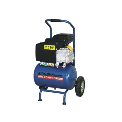 China Small 2hp Air Compressor Double Cylinder Oil Free Air Compressor for sale