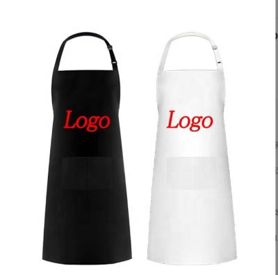 China Hot Selling Black Buckle Adjustable Buckle Men And Women Apron Fit Cooking Kitchen Apron for sale