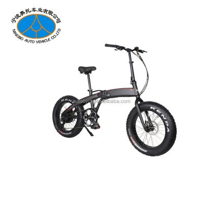 China Aluminum Alloy Magic Ultralight Porcelain Aluminum Folding Electric Bike With Fat Tire for sale