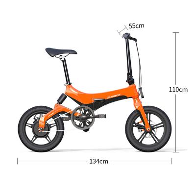 China Newest HOT Magnesium Alloy Electric Bike Battery In Frame 36V 5.2AH Magnesium Aluminum Alloy Mini Folding Electric Bike for sale