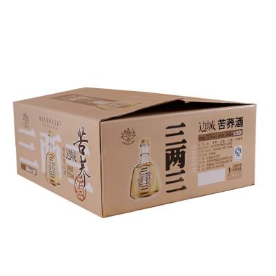 China Recycled Materials Wholesale Custom Size Paper Wine Gift Boxes With Your Own Logo for sale