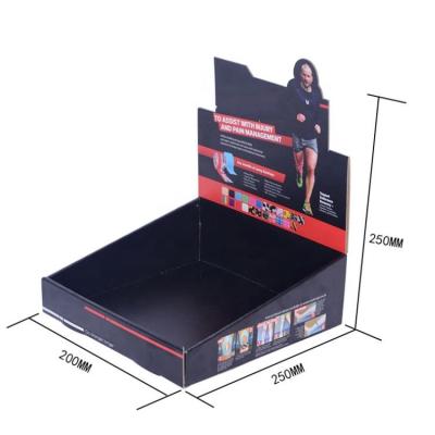 China Recycled Materials Counter Top Customized Customized Printed Art Paper Cardboard Display Box Counter Retail Box Cardboard for sale