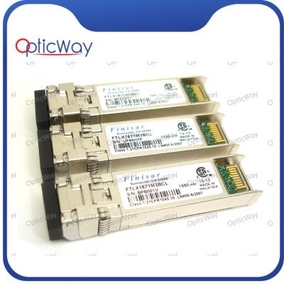 China FTLX1871M3BCL SFP+ Fibra Transceptor Finisar 1550nm 80km 11.3G LC Conector à venda