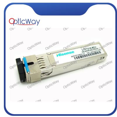 China 1310nm 10G SFP+ Módulo Hisense LTF7215-BC+ EPON ONU Transceptor Óptico à venda