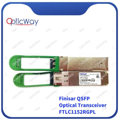 中国 デュプレックス LC QSFP28 オプティカルトランシーバー モジュール Finisar 100GBASE-CWDM4 DOM SMF 販売のため