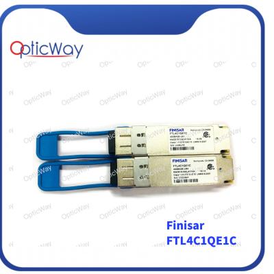 China 1310nm 10km QSFP+ módulo de transceptor óptico Finisar FTL4C1QE1C 40GBase-LR4 en venta