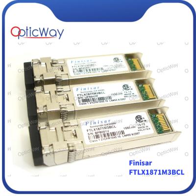 China 1550nm SFP+ Transceptor Óptico Finisar FTLX1871M3BCL Módulo 11.3G 80km à venda