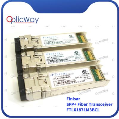 China Modulo Finisar SFP+ Fiber Transceiver FTLX1871M3BCL 11.3Gbps 80km 1550nm à venda