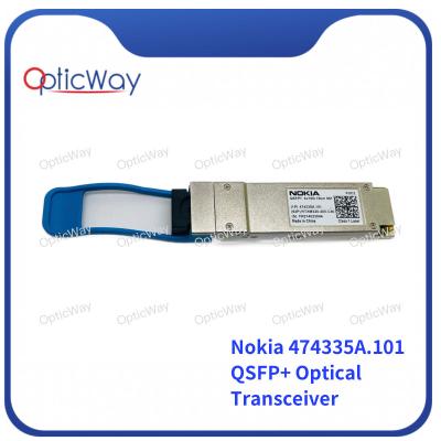 Cina SM 10 km QSFP+ Trasmettitore ottico Nokia 474335A.101 40G LR4 4x10G 1310nm in vendita