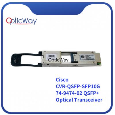 China CVR-QSFP-SFP10G QSFP+ Optiktransceiver 74-9474-02 QSFP zu SFP/SFP+ Adaptermodul zu verkaufen