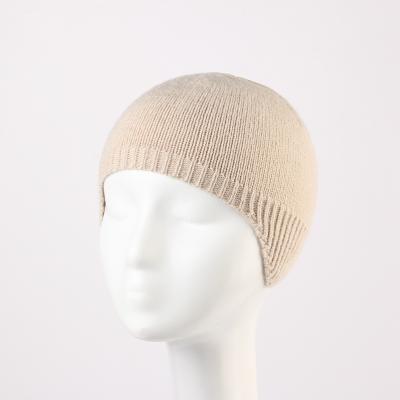 China New style COMMON winter knitted beanie hat ear cap warm beanie on hot sale cute succinct knitted kids hat for sale