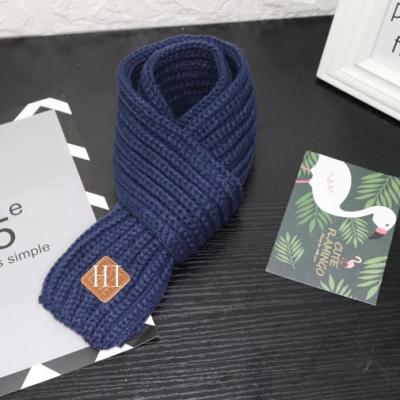 China Handsome Neck Worm Girls Boys Winter Color Shot High Quality Knitted Woolen Multi Scarf for sale