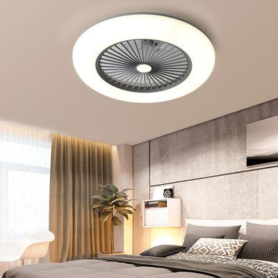 China ABS Modern Single Blades Energy Saving Bedroom Remote Control Ceiling Fan With Light for sale