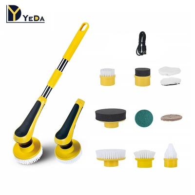 China Viable Multifunctional Waterproof Electric Handheld Scrubber Electric Cleaning Brush for sale