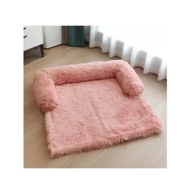 China Removable Blanket Washable Detachable Non-Slip Compression Packing Dog Sofa Cushion Luxurious Padded Mat Bed Warm Plush Thick Blanket for sale