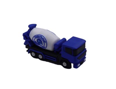 China Soft Drive Shape Concrete Mixer Truck Shape Soft Concrete Mixer PVC Flash USB Drive, Mixer Truck USB Stick, Mixer Truck USB Pen Drive for sale