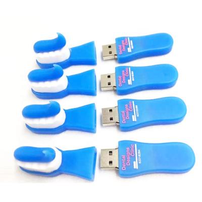 China Custom Rectangle USB Stick Toothbrush 4GB 8GB 16GB With Logo Imprint /Toothbrush USB Customized 8GB for sale