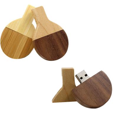 China 64GB Wooden Wooden Paddle USB Paddle USB Player 2GB 4GB 8GB 16GB 32GB Flash Ping Pain Bat for sale