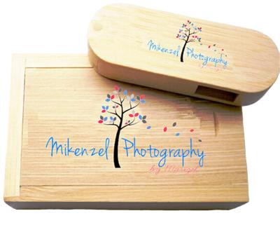 China Wooden Photography USB Packaging, USB Photography Packaging, Engraved Wooden USB Gift Box for sale