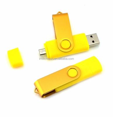 China Rectangle Promotion 16GB 32GB OTG USB Flash Drive Pen Drive 32 Gb 16 Gb Memory Stick Pendrive for sale