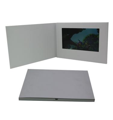 China Europe Brochure / A5 LCD Customize Design Brochure Card /7 inch tft video lcd module for sale