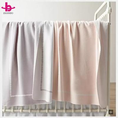 China Wholesale Disposable Unique Cute Portable Personalized Knit Newborn Baby Blanket / Safety Blanket Super Soft Moving Baby for sale