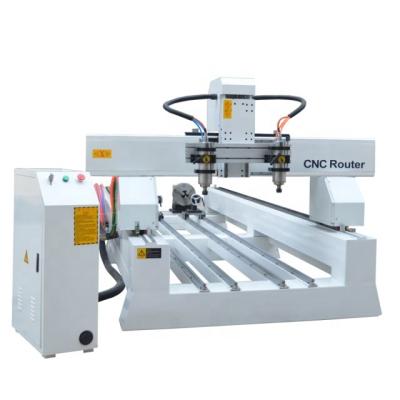 China Building Material Shops 3D Furniture Legs CNC Router 4 Axis 1325 Wood Carving Machinery for sale