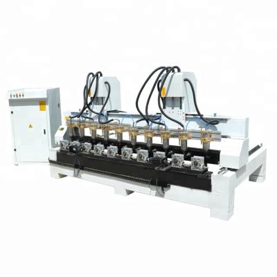 China Building Material Stores JONHV 10 Axis Cylinder Wood Rotary CNC Engraving Machine for sale