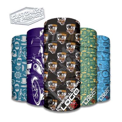 China Wholesale Cooling Sports Tube Scarf TNG Custom Printed White Seamless Cloth Tube Microfiber Face Mask Neck Cuff Half Cover Facemask for sale