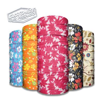 China Wholesale Custom Logo Printing Windproof Seamless Bandana Tube Elastic Bandana Western Cycling Neck Scarf for sale