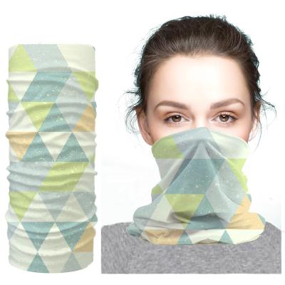 China Outdoor Activities Neck Cuff Bandana Supplier Custom Printed Solid Color Scarf Plain Tube Bandana Polyester Spandex for sale