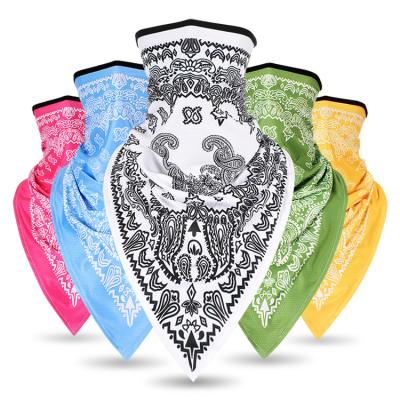 China 2021 fashion design triangle paisley head scarf motorcycle bandana face cover for sublimation printing for sale