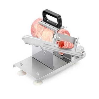 China Hotels household manual meat slicer commercial beef and mutton roll slicer frozen meat cutting machine for sale