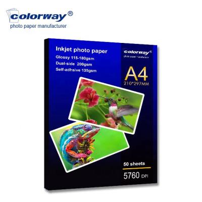 China 50 Quick Secs Folhas Papel Fotografico 115G A4 Best Quality Brilhoso for sale