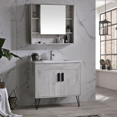 China Modern K211 Modern Hotel Wash Basin One Piece Bathroom Vanity Philippines for sale