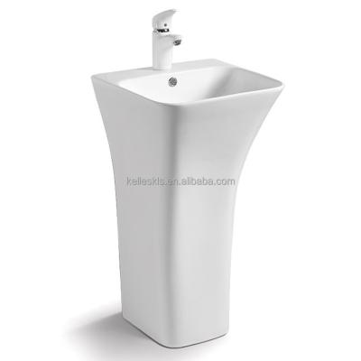 China High Tempreture 840 Ceramic Free Standing Wash Hand Bathroom Basin New Model for sale