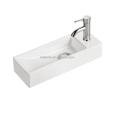 China 2041 Modern Hotel Wall Hung Ceramic Hand Wash Bathroom Mini Basin For Kids for sale