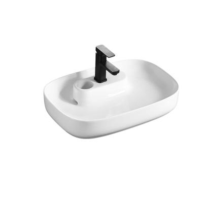 China K8125 Easy Clean Made In China New Designs Ceramic Modern Bathroom Designer Wash Basin for sale